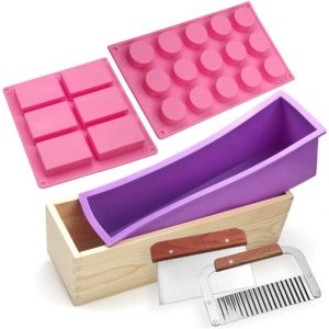 Kit de moule de silicone pour fabrication savon maison, gâteau ou chocolat